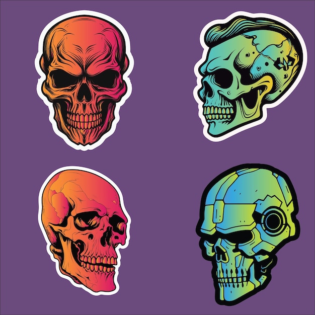 A Collection of Colorful Stickers