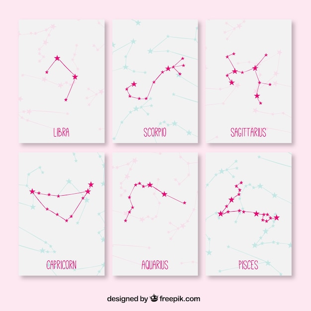 Collection of constellation card