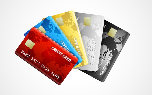 collection of credit cards