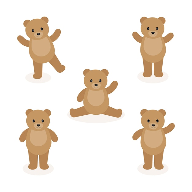 Collection of cute bears