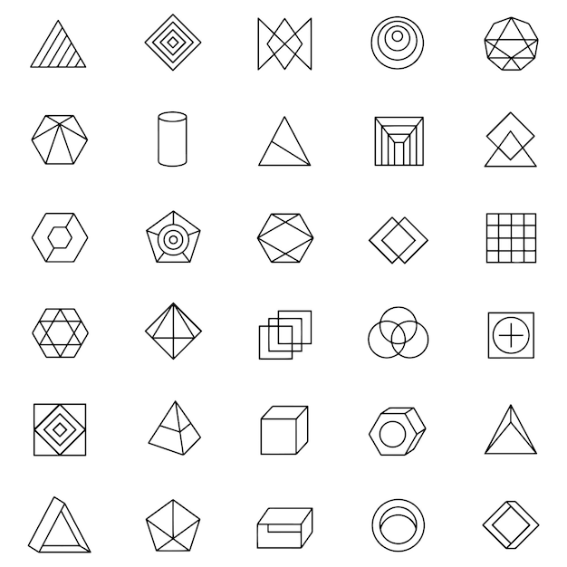 a collection of different shapes and sizes including diamond diamond and diamond