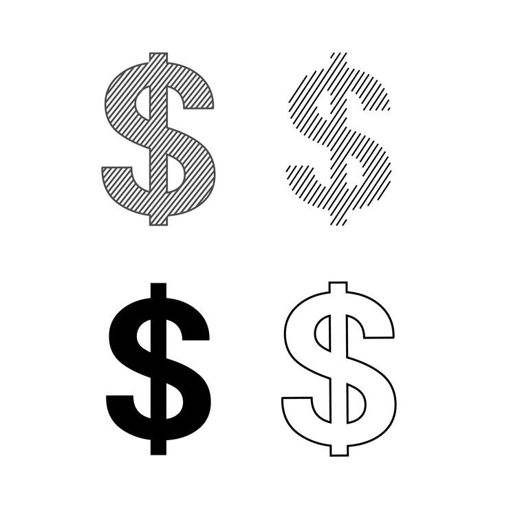Collection of Dollar icons