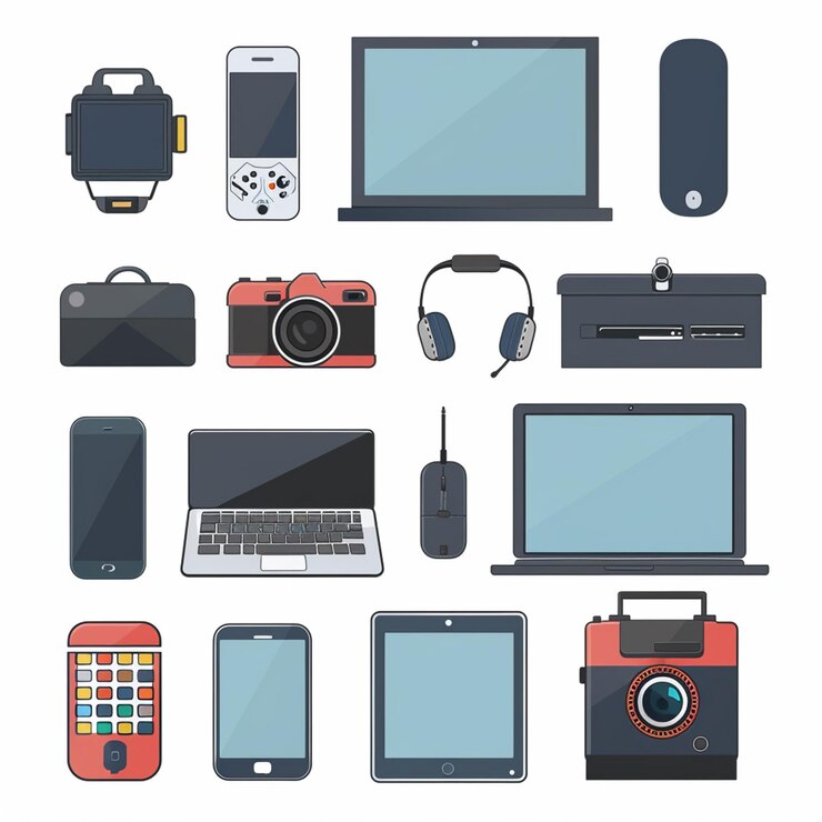 Vector エレクトロニクス デバイス コンテンツの1つはコートと書かれています