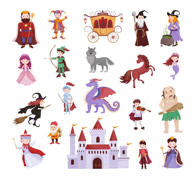 collection of fairy tale characters