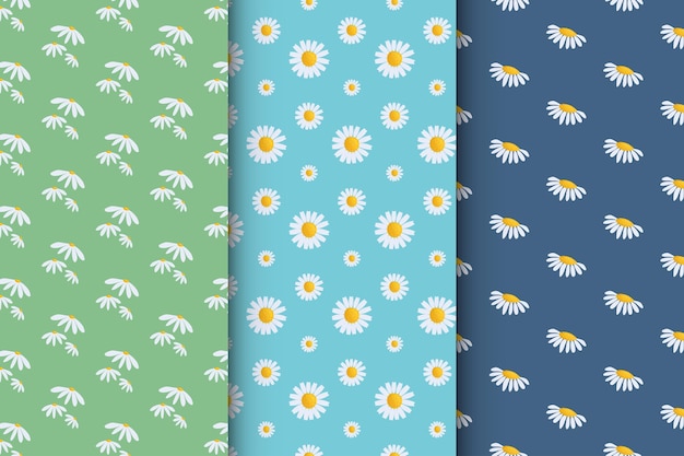 Collection of floral patterns