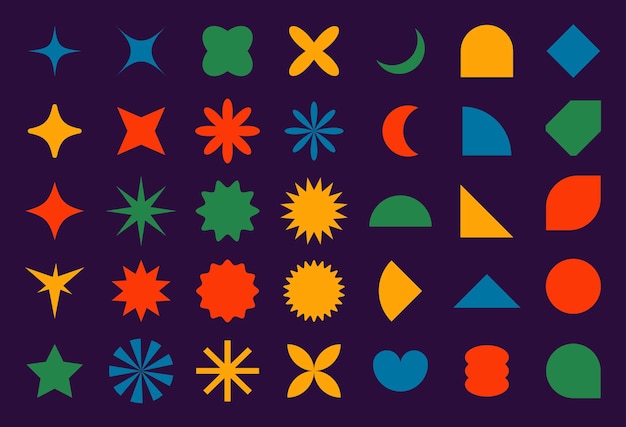 Collection of geometric shapes