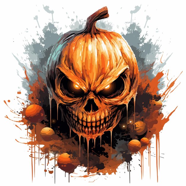 Vector collection of halloween pumpkins