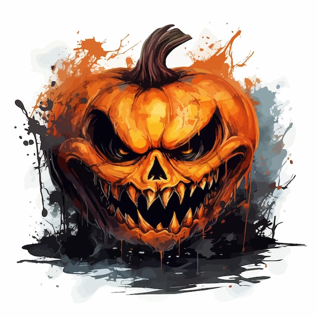 Vector collection of halloween pumpkins