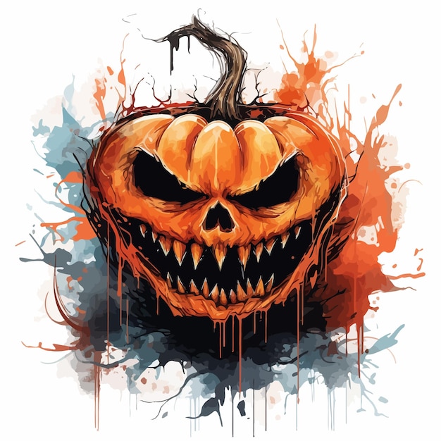 Vector collection of halloween pumpkins