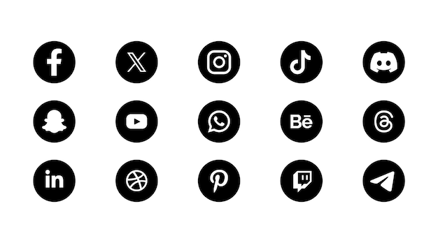 a collection of icons including one that says  s  on it