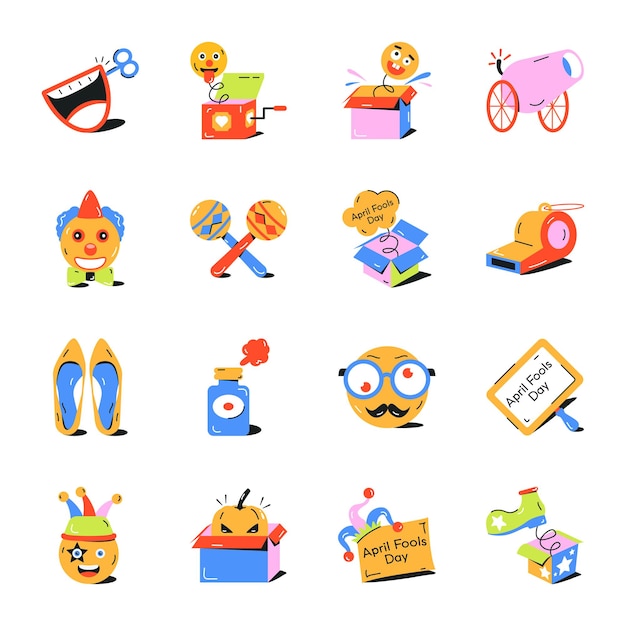 Vector a collection of icons for the new book