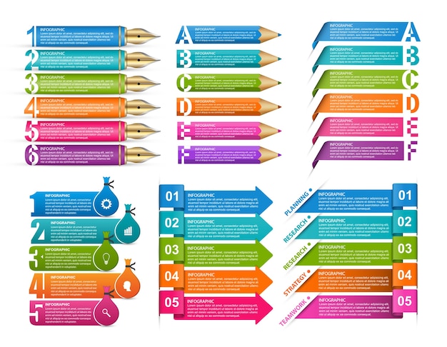 Коллекция инфографики элементы дизайна инфографика для бизнеса