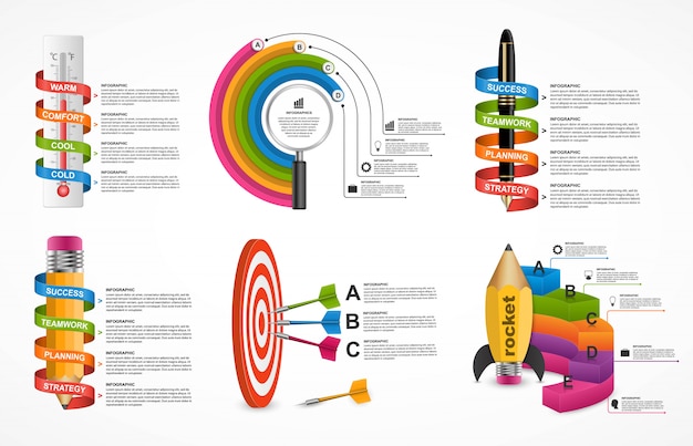 Infografica collezione