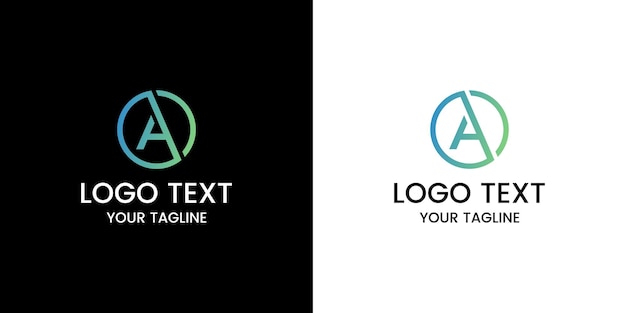 Collezione di lettere logo design