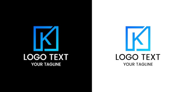 Vettore collezione di lettere logo design