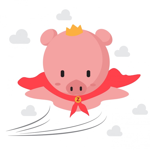 Vector collection of little piggy