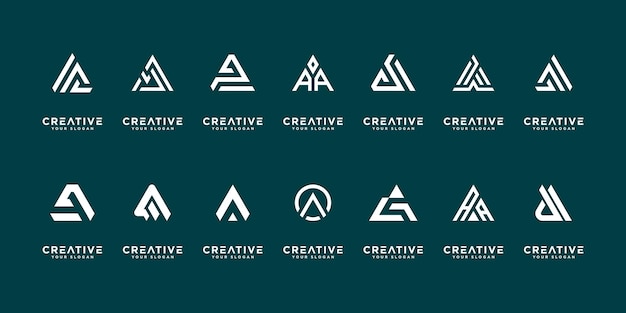 Collection of a logo design templates