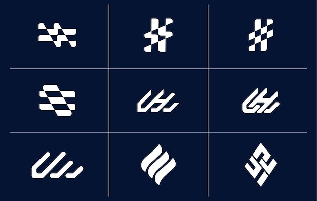 Vector collection of logo mark sport branding