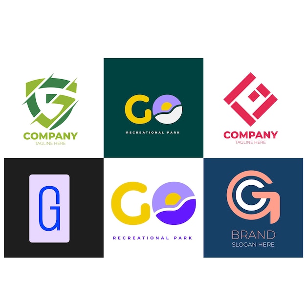 a collection of logos including one that says quot go quot