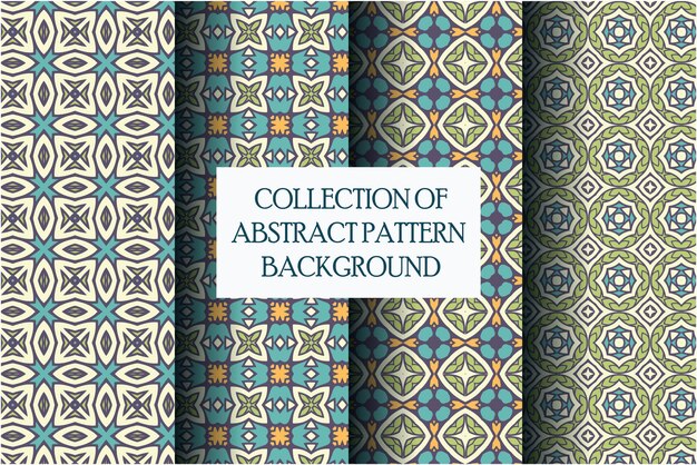 Collection of luxury abstract pattern