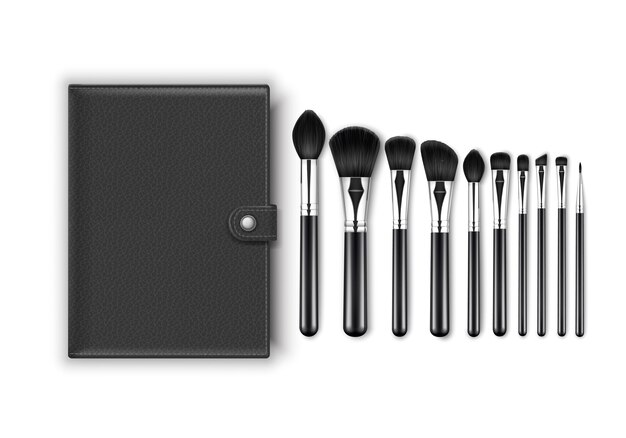 Collection of make up brushes