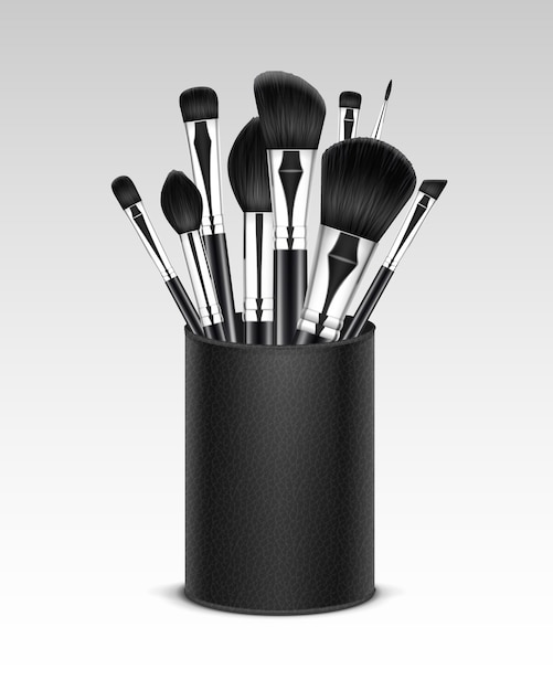 Collection of make up brushes