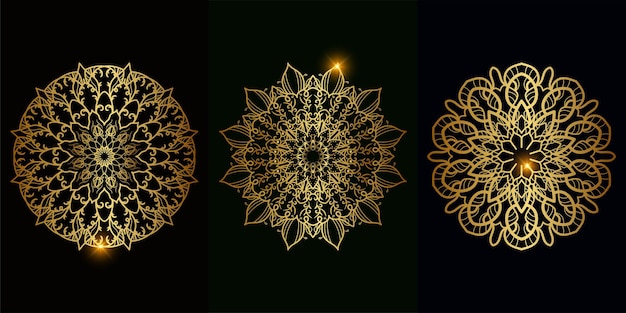 Collection of Mandala ornament or flower