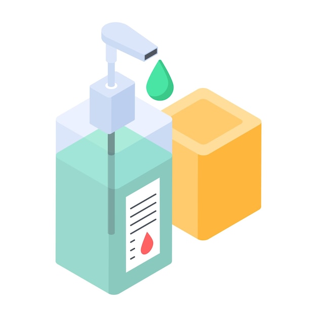 Vector collection of medical isometric icons