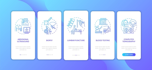 Collection of mobile app designs