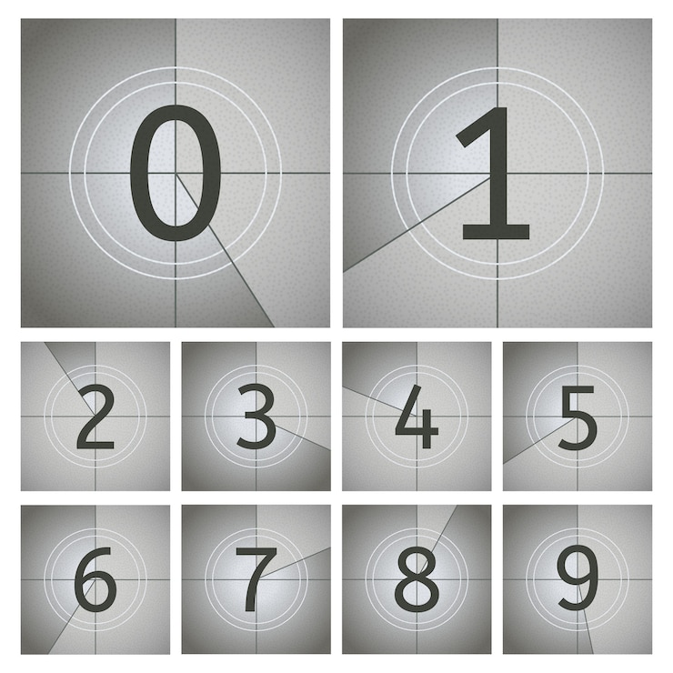 Vector collection of movie count timer