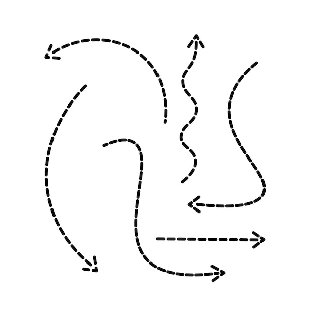 ベクトル 点線の矢印のコレクション