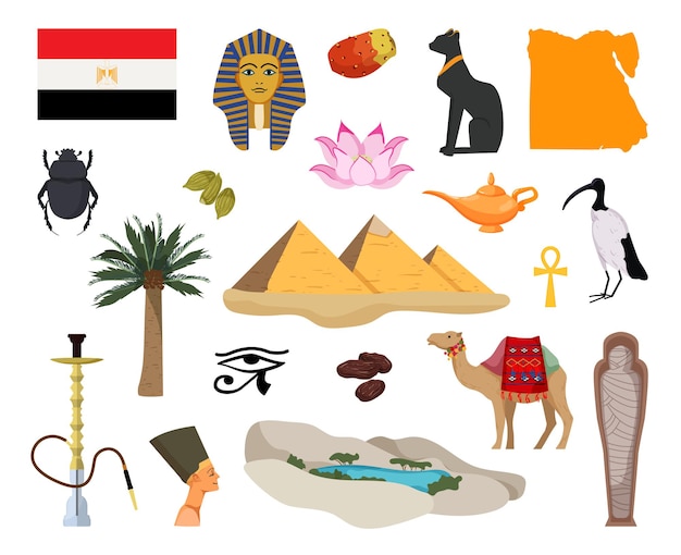 벡터 이집트의 개체 컬렉션