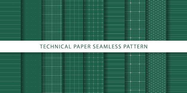 기술 종이 원활한 패턴의 컬렉션