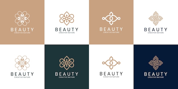 Collection of ornament logo design