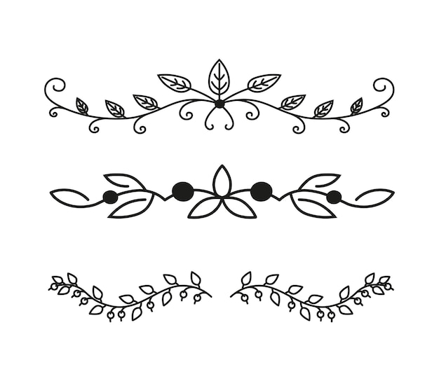 Vector collection of ornaments