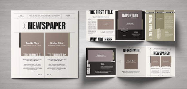 A collection of paper that says the first title.