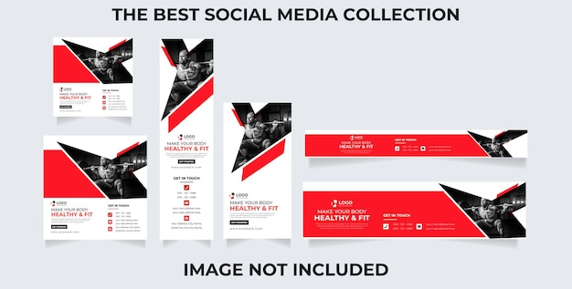 A collection of posters for the best social media collection.