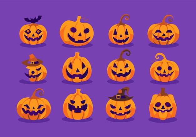 a collection of pumpkins for western christian holiday
