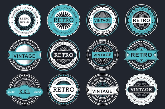 Vector collection sale labels