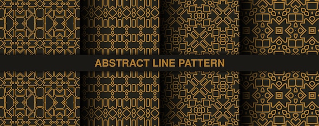 Collection of seamless ornamental ethnic patterns