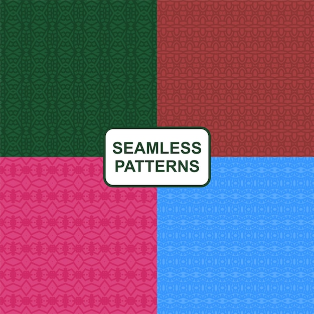 COLLECTION OF SEAMLESS PATTERN BACKGROUNDS