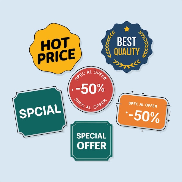 a collection of signs including a price of