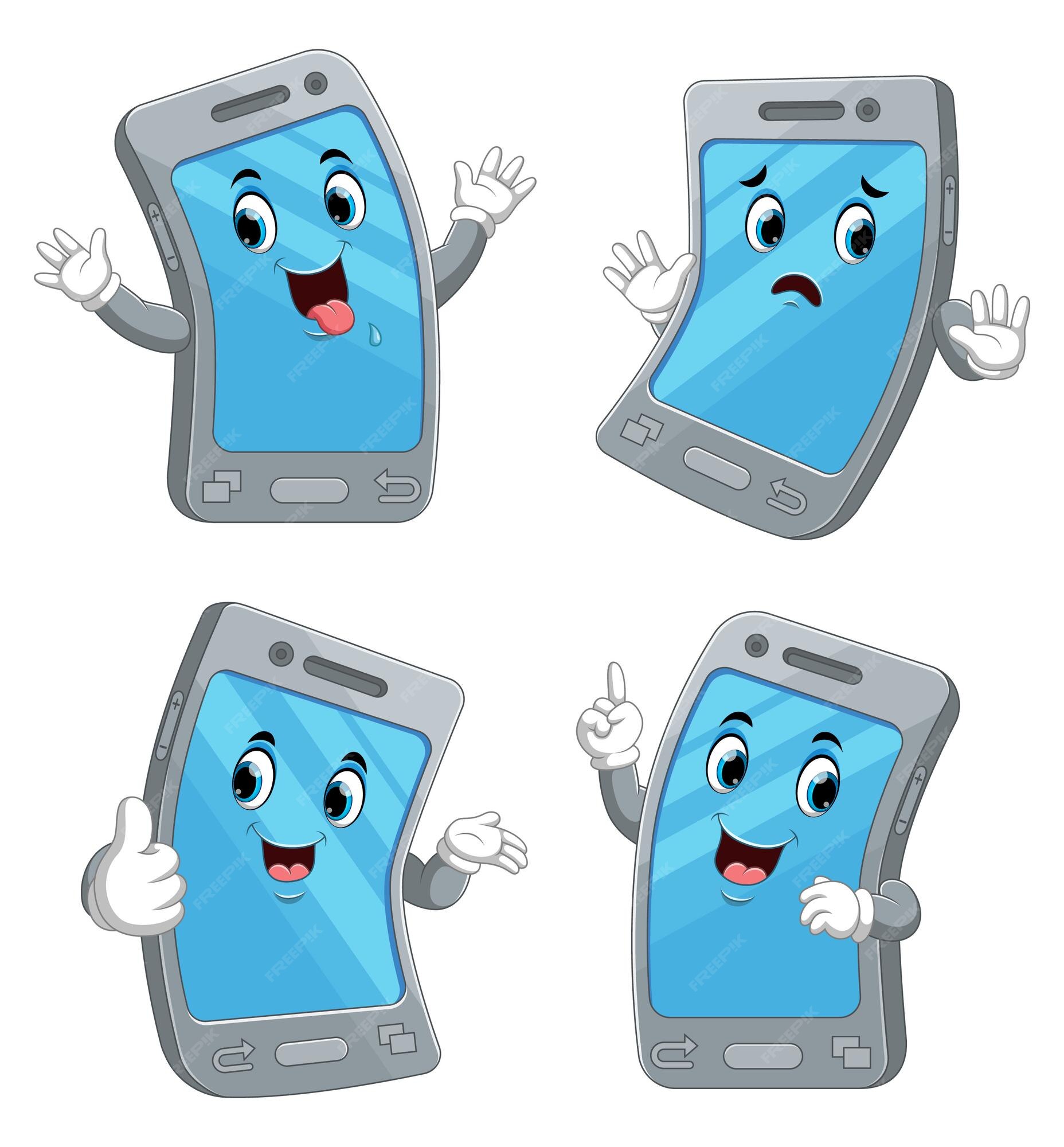 Cartoon Cell Phone Images - Free Download on Freepik