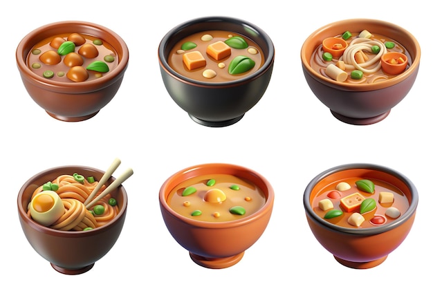 A Collection Of Soup Ramen