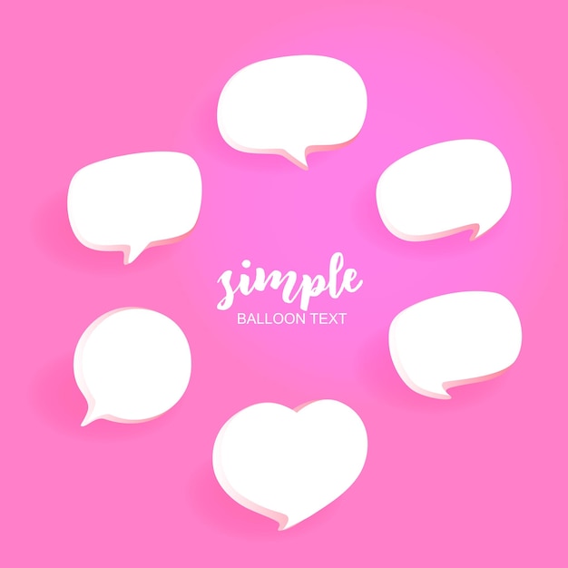 Collection of speech bubbles vector