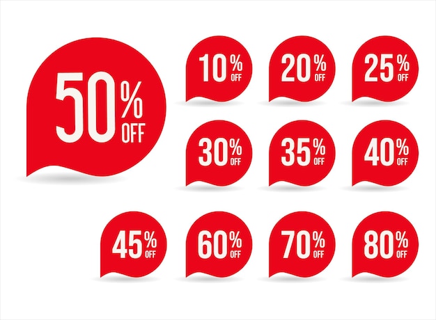 Collection of super sale red badge retro design