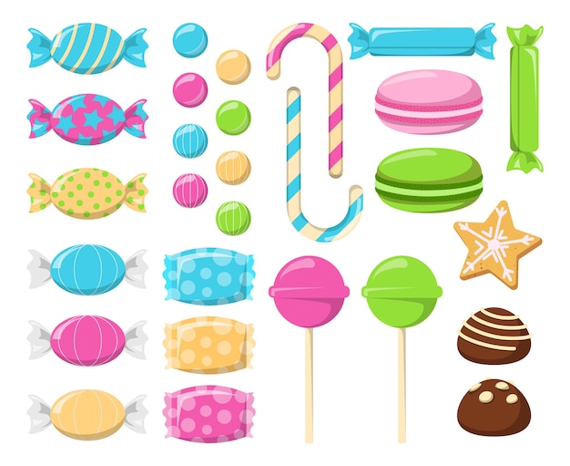 Collection of sweets and candies