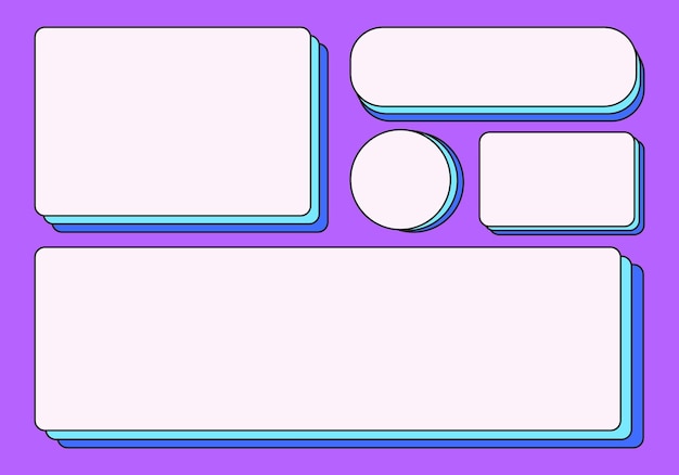 Collection Text Box Modern Graphic Designer