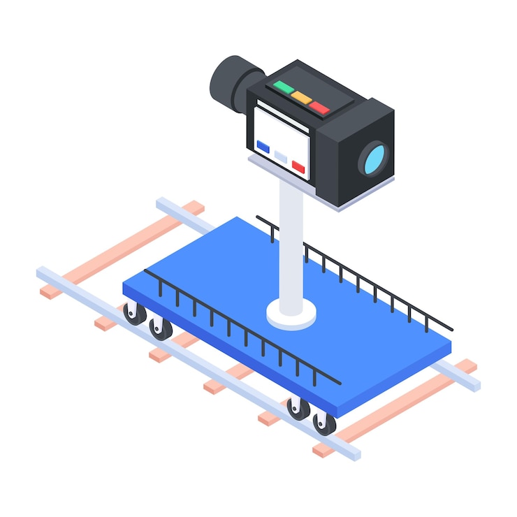 Vector collection of trading market isometric icons