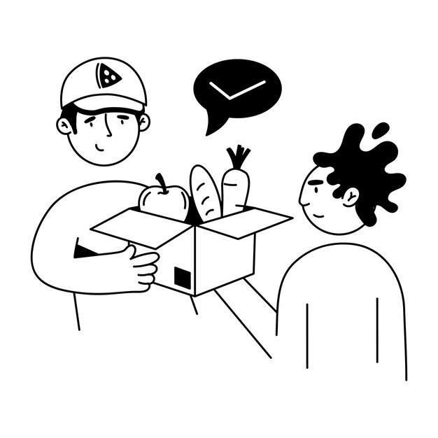 거래 시장 이소메트릭 아이콘 컬렉션